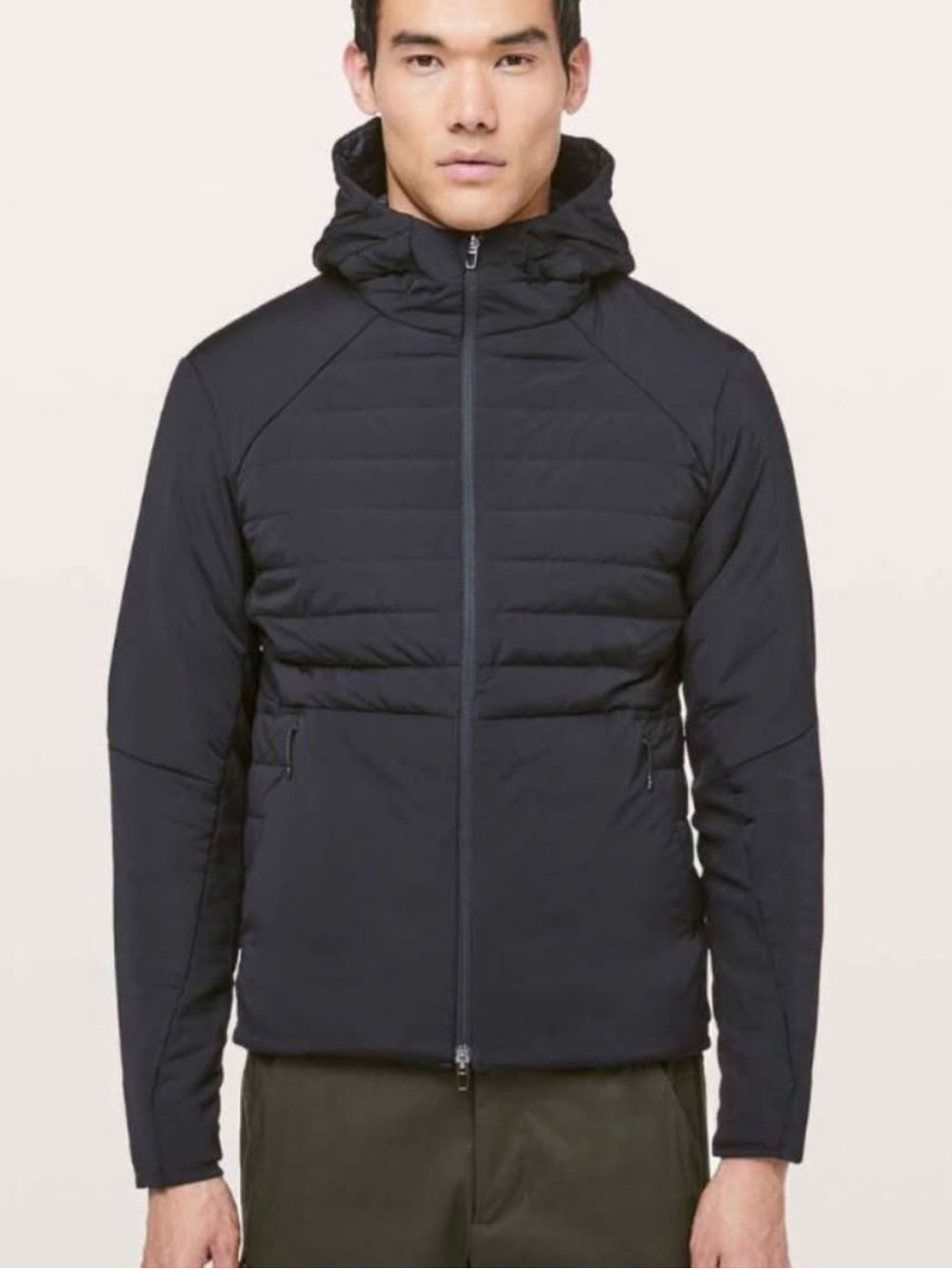 Lululemon Down For It All Water Repellent Black Puffer Jacket Men's size S